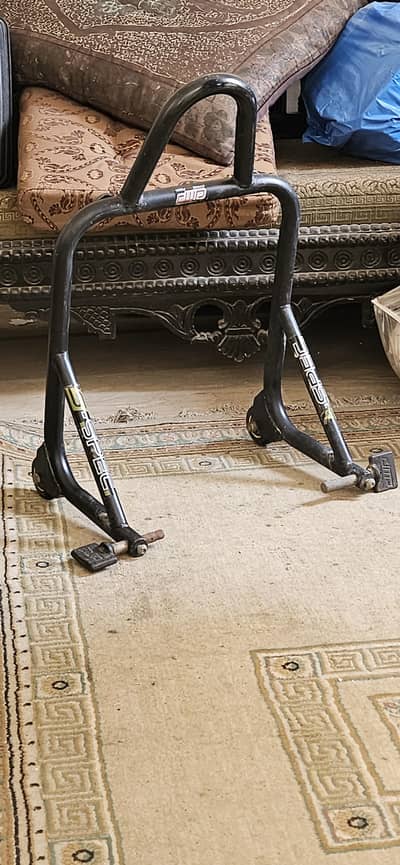 heavy bike paddock stand (specs company)