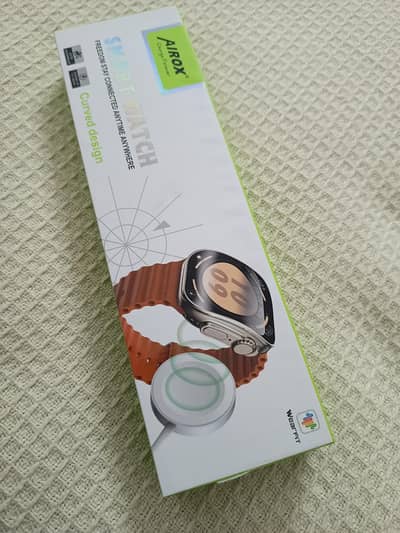 Airox W3 Curve LED Smart Watch – Brand New | Black