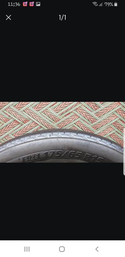 5 Bridgestone Tyres for Sale 175/65/R15