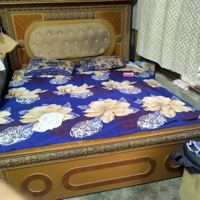 Bed with side tables & Dressing for sale