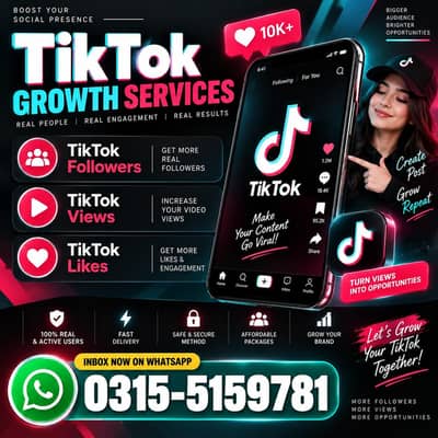Facebook,Instagram,Tikok,YouTube ( Followers, likes,views,shares]
