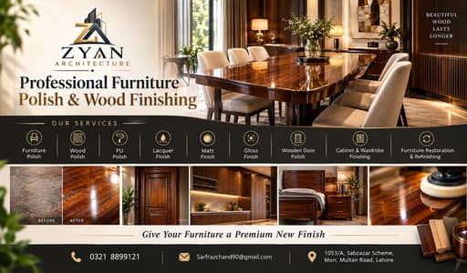 Interior Design | Architect Services | Paint/Polish Works | Wood Works