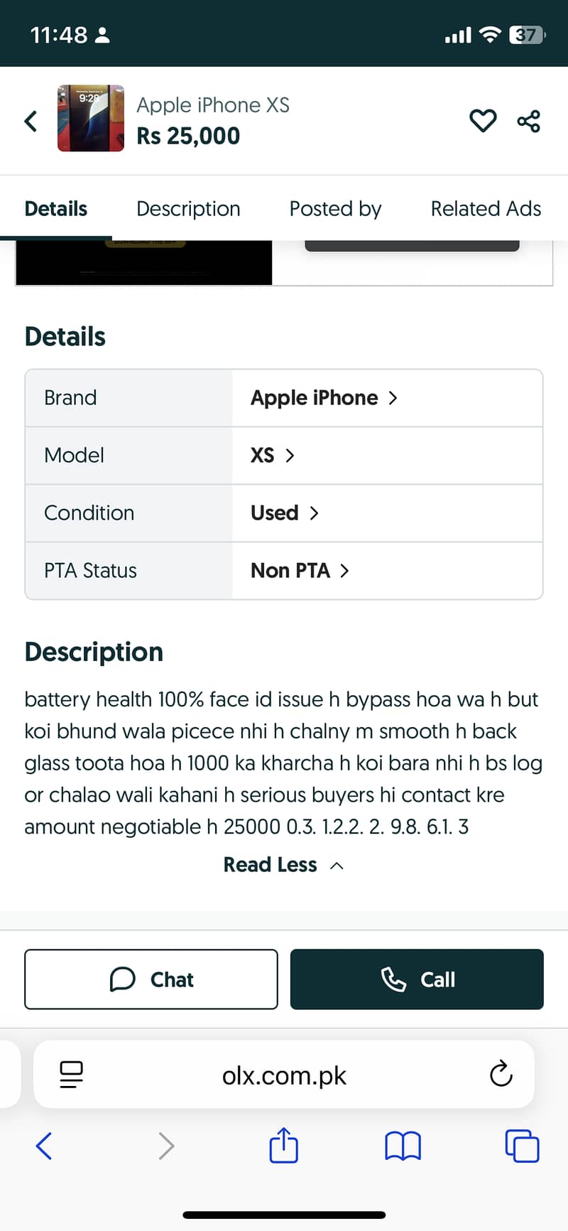 Iphone xs 4