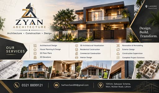 Architect Services|Home Renovation|Interior Design|3D Front Elavation