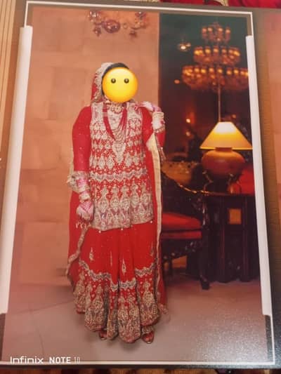 traditional bridal wear with excellent embroidery work