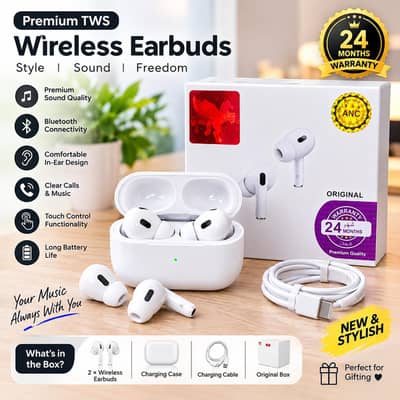 White TWS — Premium AirPods Style