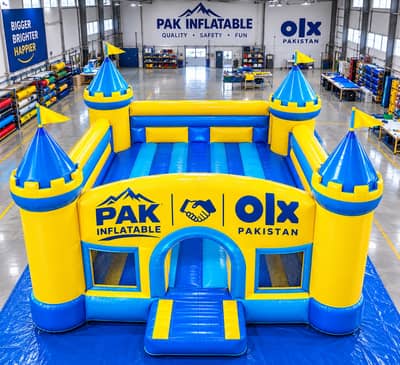 Inflatable Water Slide & Bouncy Castle For Events