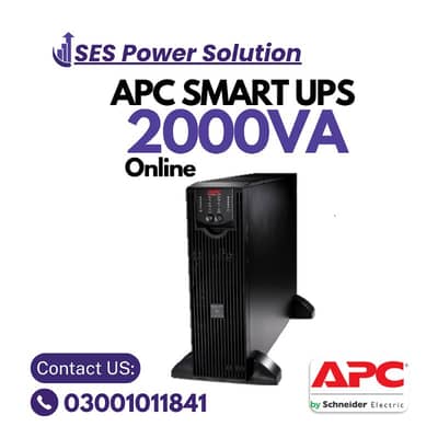 Online apc smart ups surt2000xli with Internal Dry Batteries