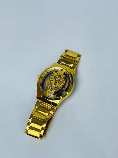 Steel Skeleton Watch With Gears Limited Stock Available