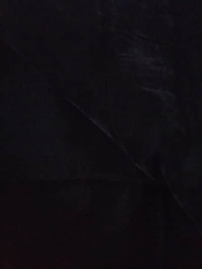 Black velvet dress