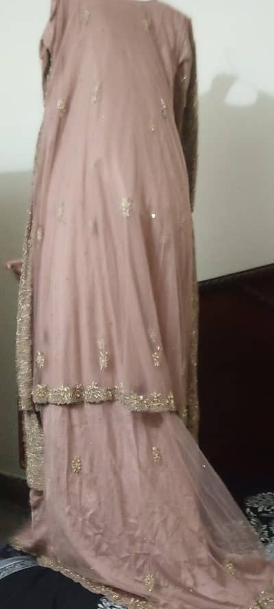 front opwn double flair tail maxi