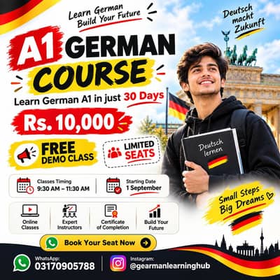 German A1 course online classes