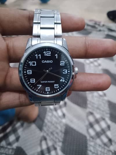 casio water reset clock