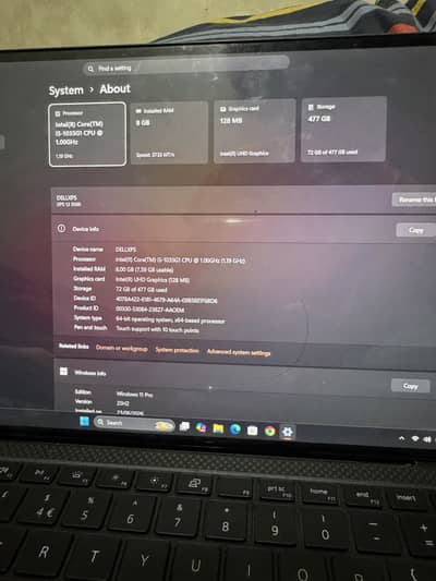 Dell XPS 13 9300 Core i5 10th Gen / 8GB RAM / 512GB SSD / Touchscreen