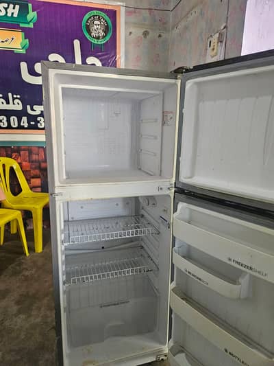 Domestic fridge. With 100 percent colling result