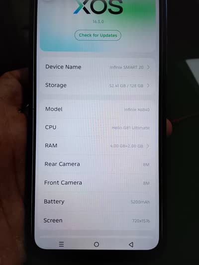 Infinix Smart 20 only few months used