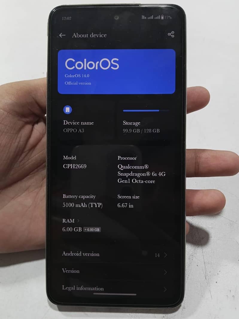 OPPO A3 0