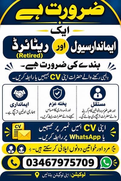 office staff required male and female