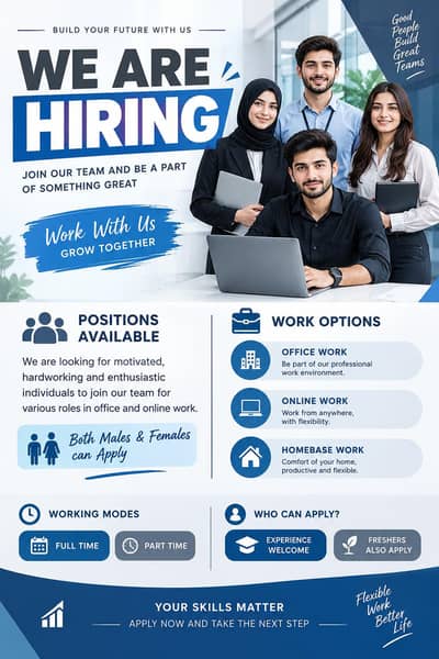 Apply Now For Online And Offline Work