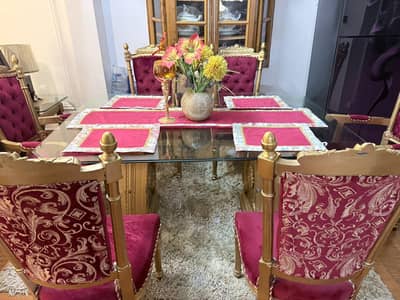 dining table with 6 chairs