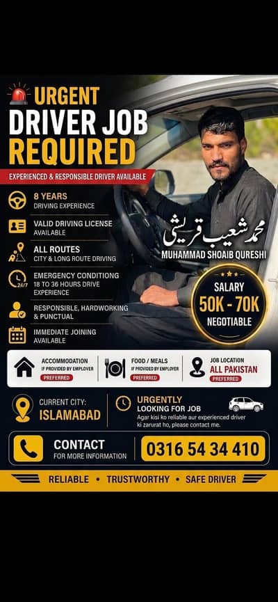 driving job required