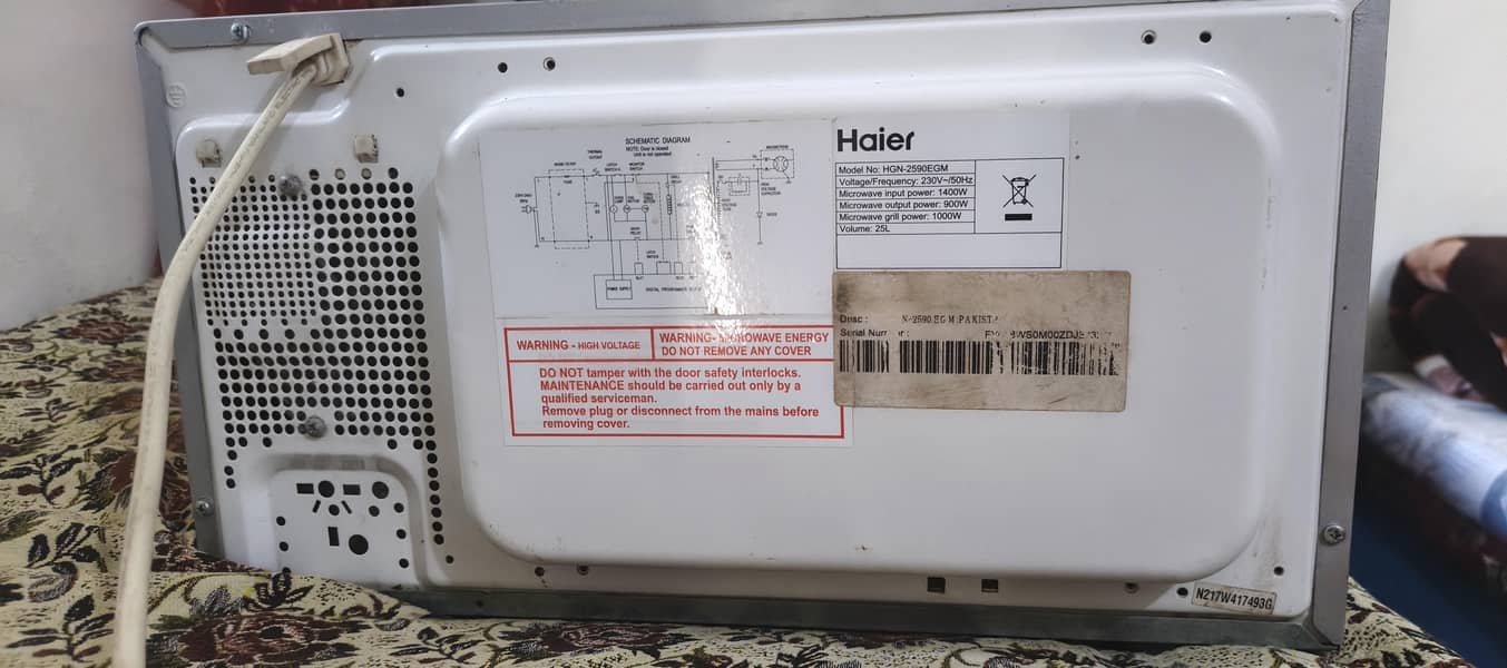 Haier microwave 3