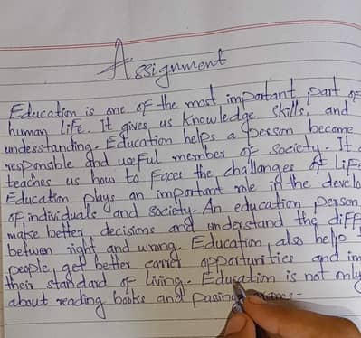 Assignment writing