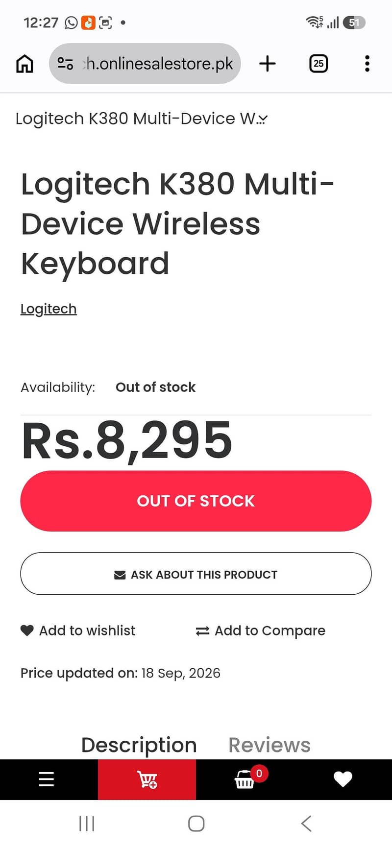 logitech K380 keyboard 1
