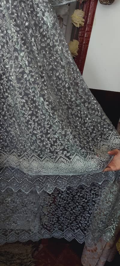 Tail frock for wedding