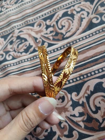 Imitation jewellery, stainless material, 2 bangles
