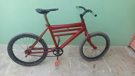 Red custom BMX cycle 20 inch-Big Boss