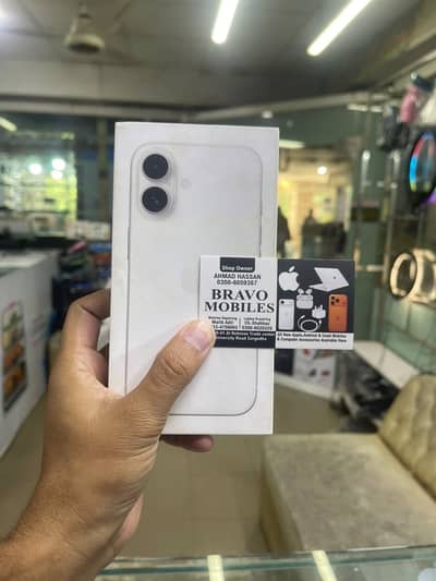 Apple iphone 16 256GB PTA Approved Pack