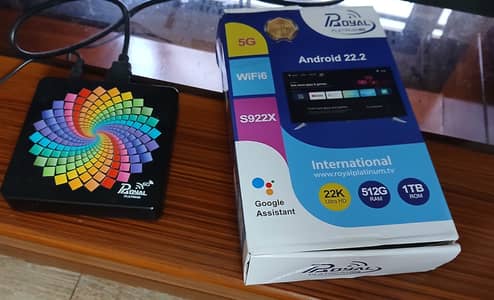 royal platinum 22k HD android 22.2 tv box imported