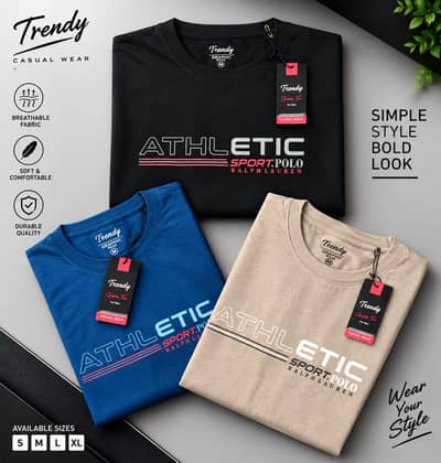 Trendy Casual Wear Men's Athletic T-Shirts