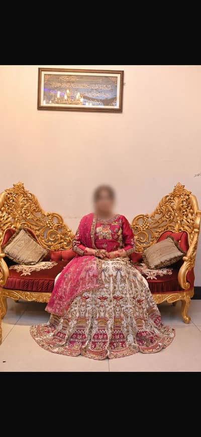 bridal lehnga one time used