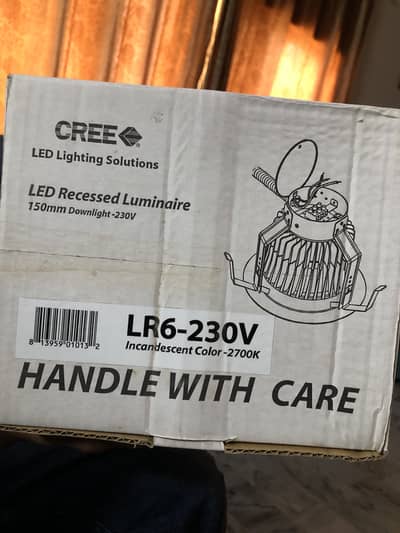 12.5 max watts Led down light