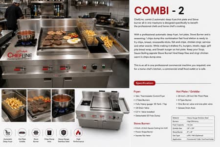 New Fryer, Hot Plate, ss Hood ducting, pizza oven setup