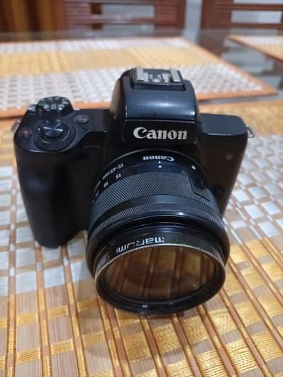 Canon EOS M50 Mark II Mirrorless Camera with 15-45mm Lens
