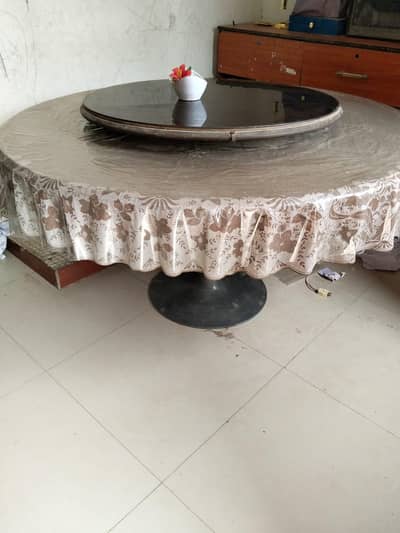 Premium Large Round Dining Table for Urgent Sale