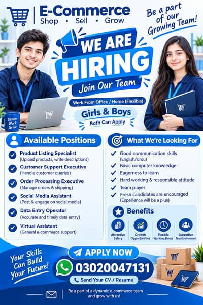 E- Commerce Work Available