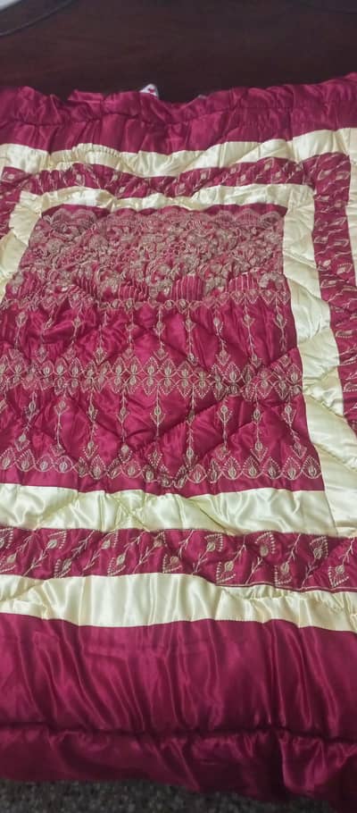 Hand made bridle bed sheet