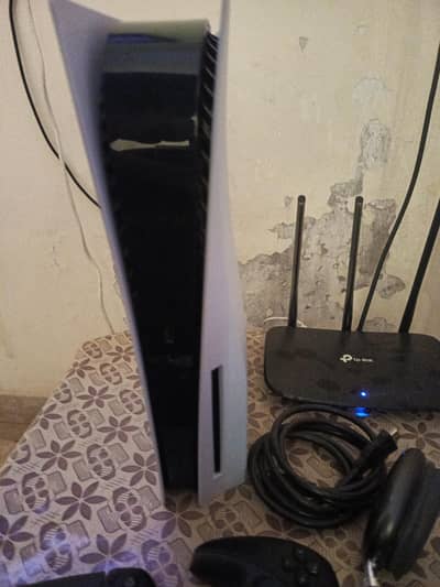 ps5 fat disc edition with two controller