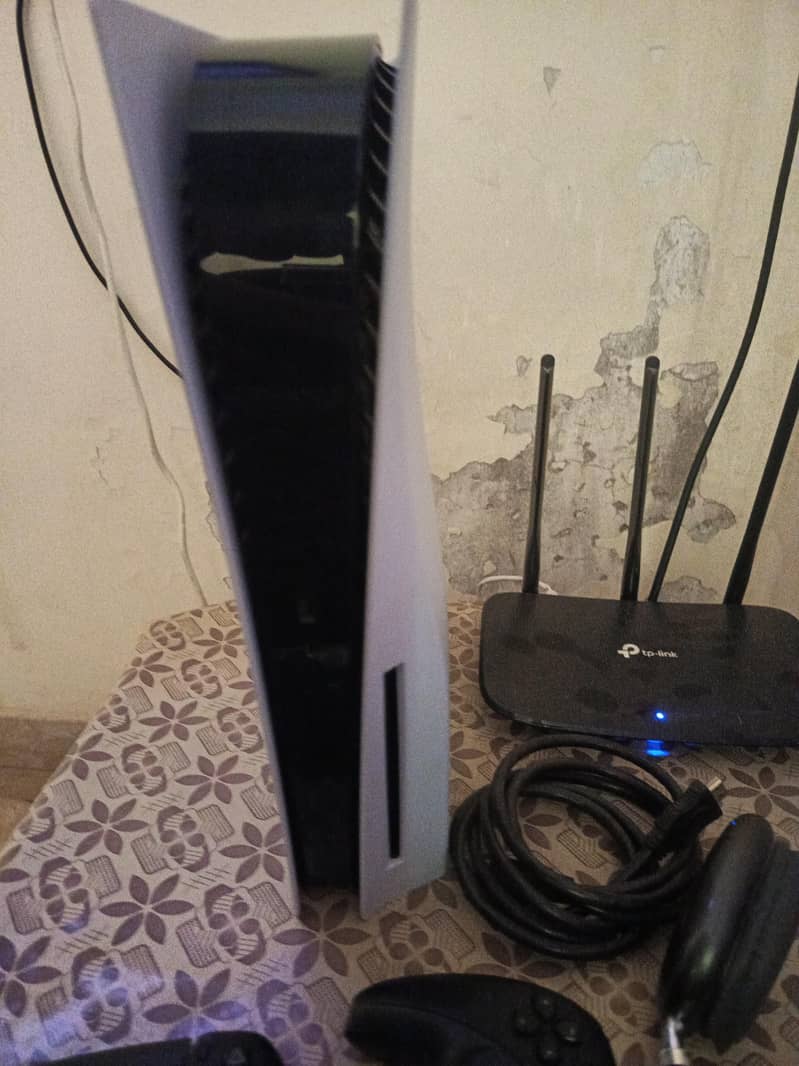 ps5 fat disc edition with two controller 0