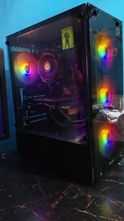 Core i5 6500 + RX 580 8GB Gaming PC | 8GB RAM | 128GB SSD + 500GB HDD