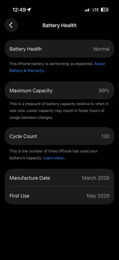 iPhone 17 256GB — PTA Approved | 99% Battery Health