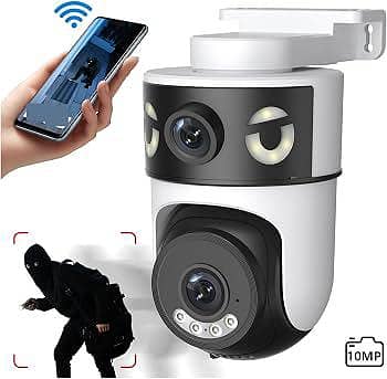 V380 Dual lens Camera HD 360 Night vision Security camera