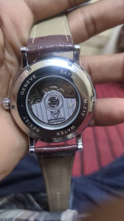ABBACINO M-210 outomatic Open Heart watch Original 5ATM