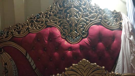 Luxury Wooden Bedroom Furniture Set | King Size Bed