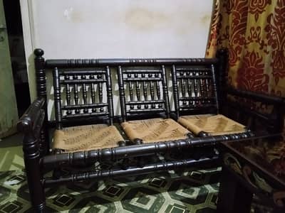 Chair set with bed