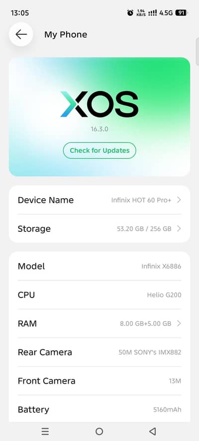 Infinix Hot 60 Pro +